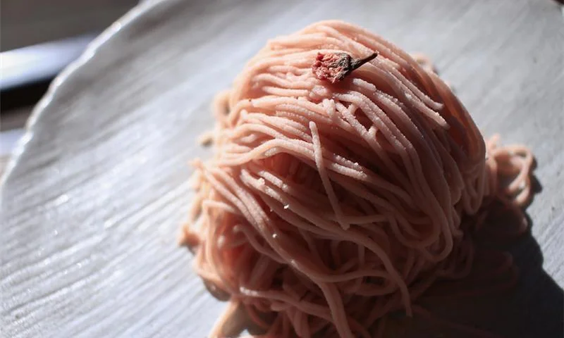 桃と桜のKONOHANAモンブラン