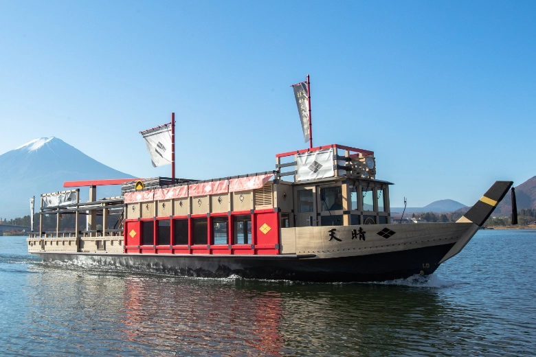 河口湖遊覧船　天晴